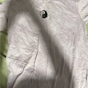 Women’s purple T-Shirt with Yin Yang Design fits Size S